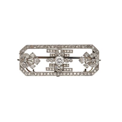 Spilla/pendente con Diamanti di Vecchio Taglio