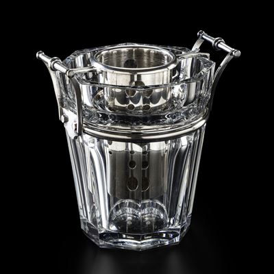 Secchiello per Champagne “harcourt” Francia, Manifattura Baccarat, Seconda Metà del XX Secolo