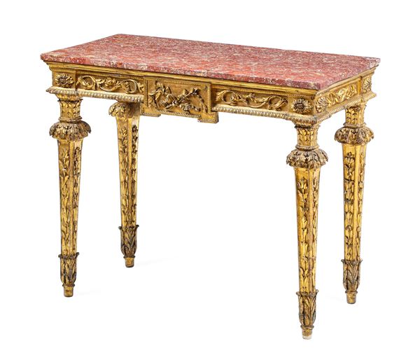 Consolle Luigi XVI. Roma, fine XVIII secolo