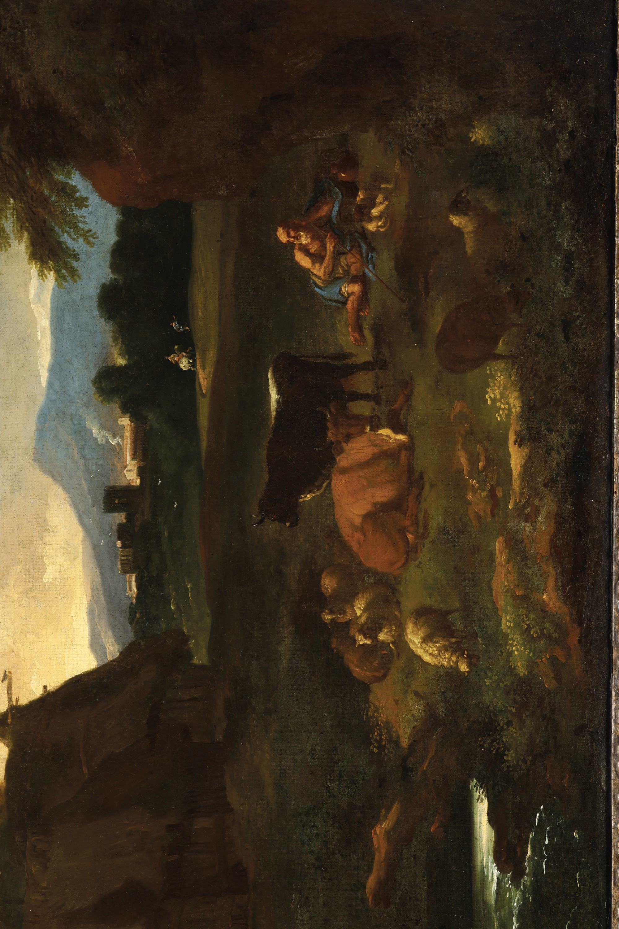 Carlo Antonio Tavella - Paesaggio con Pastore e Armenti