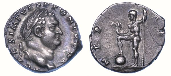 TITO (Cesare), 69-79. Denario, anni 72-73.