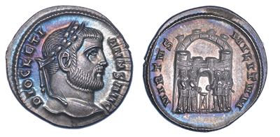 Diocleziano, 284-305. Argenteus, Anno 294. Siscia.