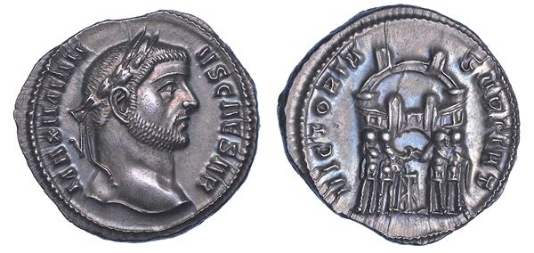 MASSIMIANO ERCULEO, 286-305. Argenteus, anno 294. Ticinum.