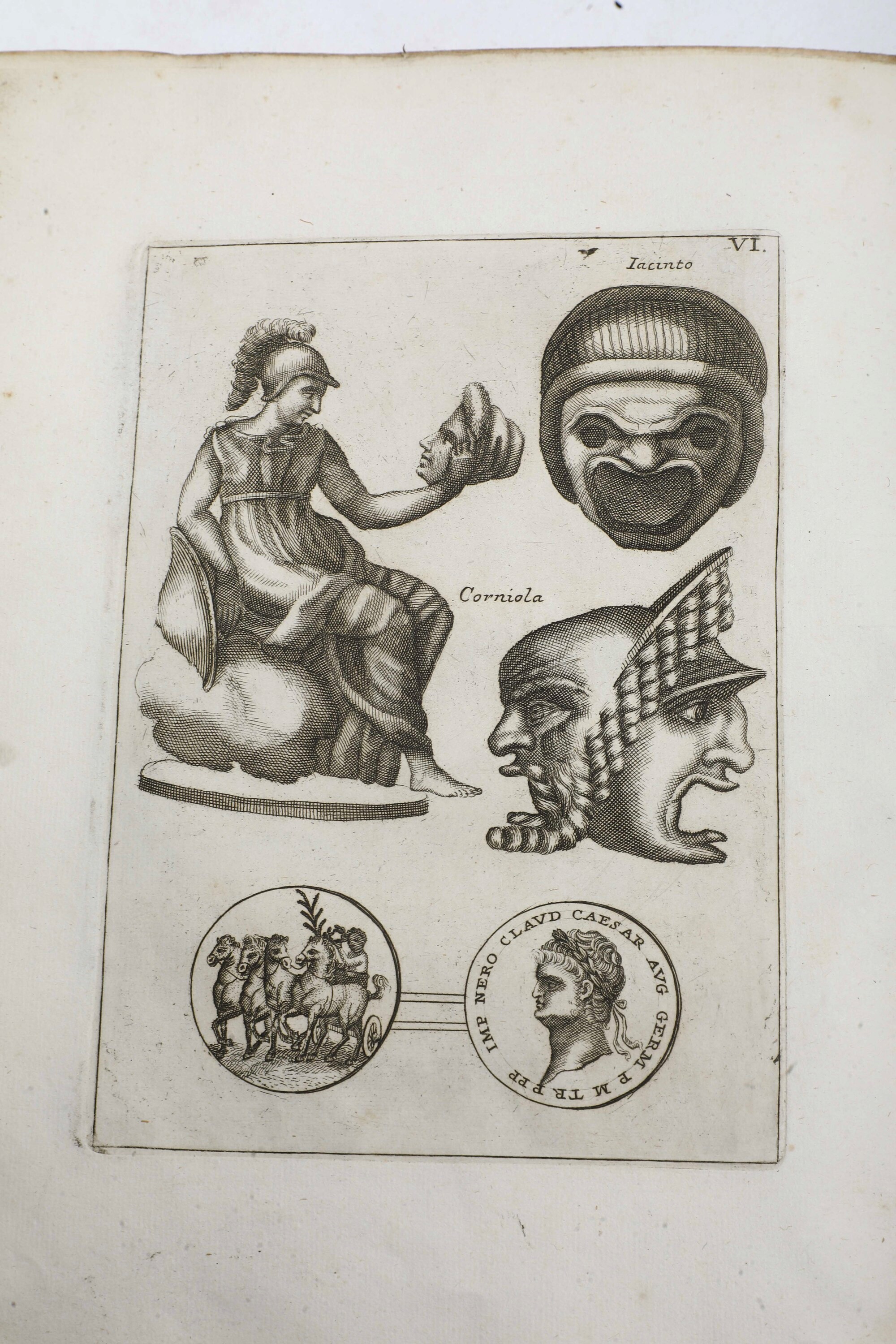 Ficoroni Francesco (1664-1747) De Larvis Scenicis Et Figuris Comicisroma, Monaldini, 1754