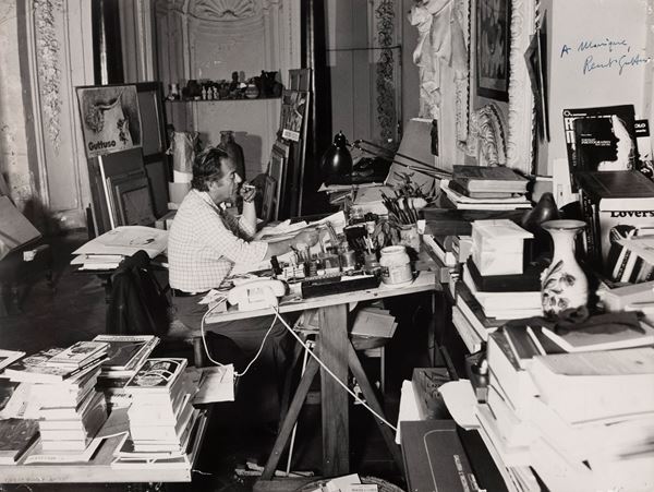Gianni Bozzacchi - Guttuso in his study
