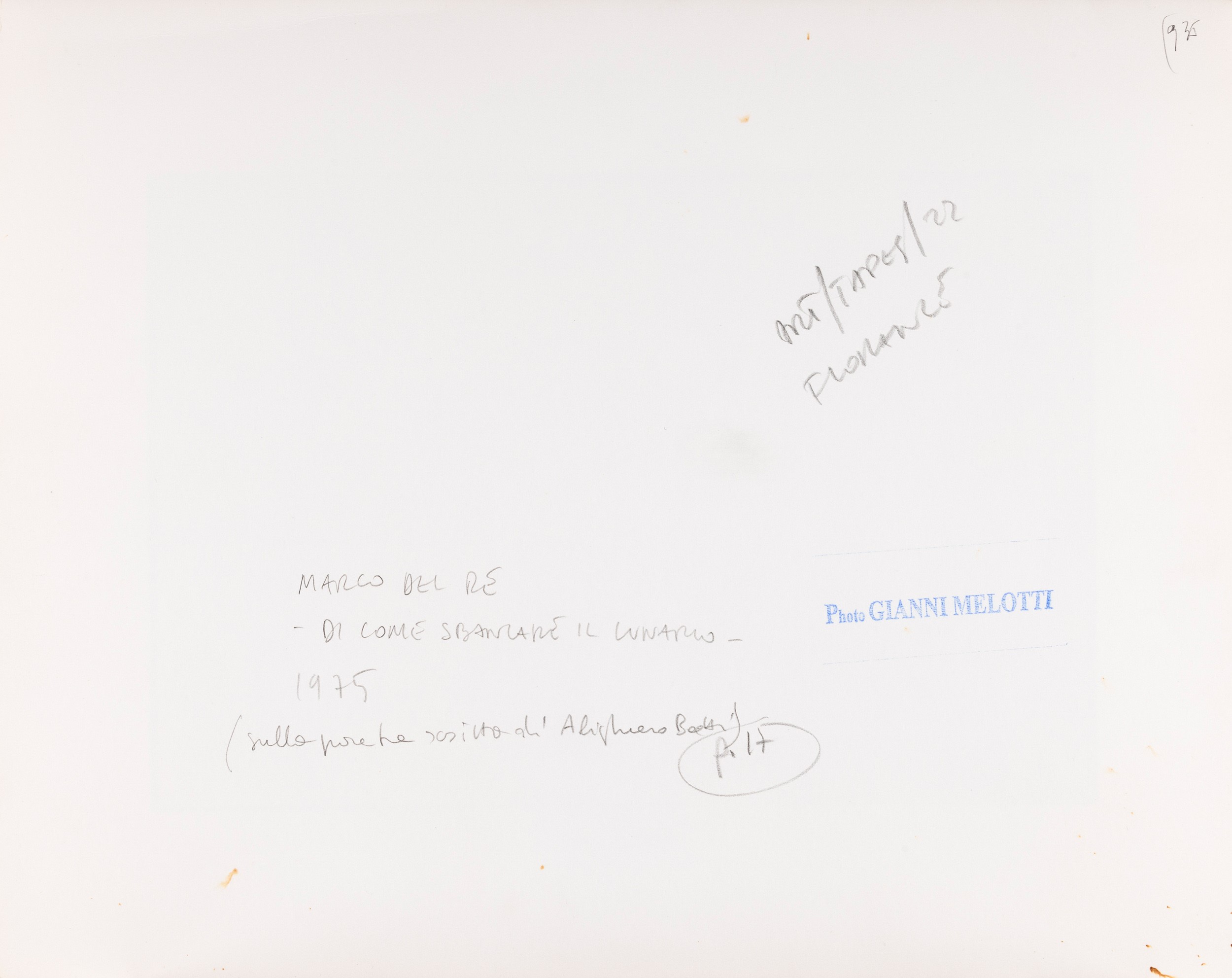 Gianni Melotti - Marco del Re, "di Come Sbancare il Lunario"