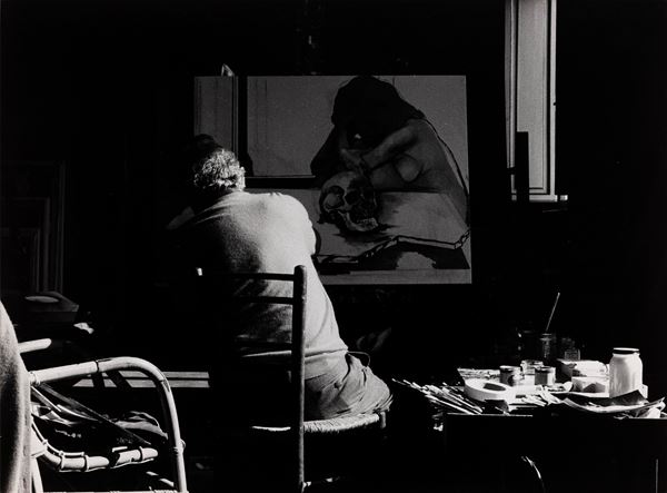 Renato Guttuso dipinge “Maddalena pentita”