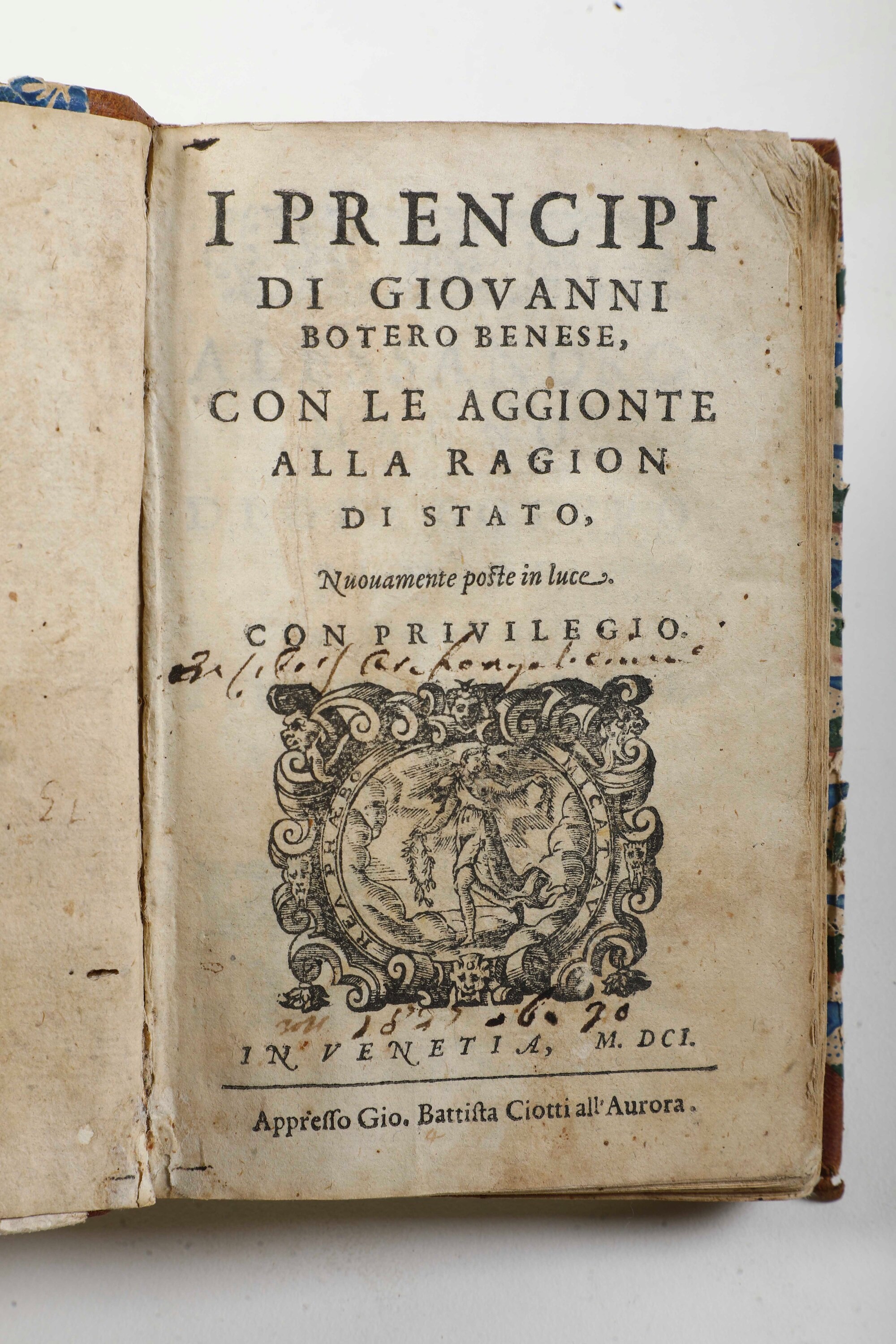 Sansovino Francesco (1521-1583) del Governo Et Amministratioone di Diversi Regni Et Reppubblicae....