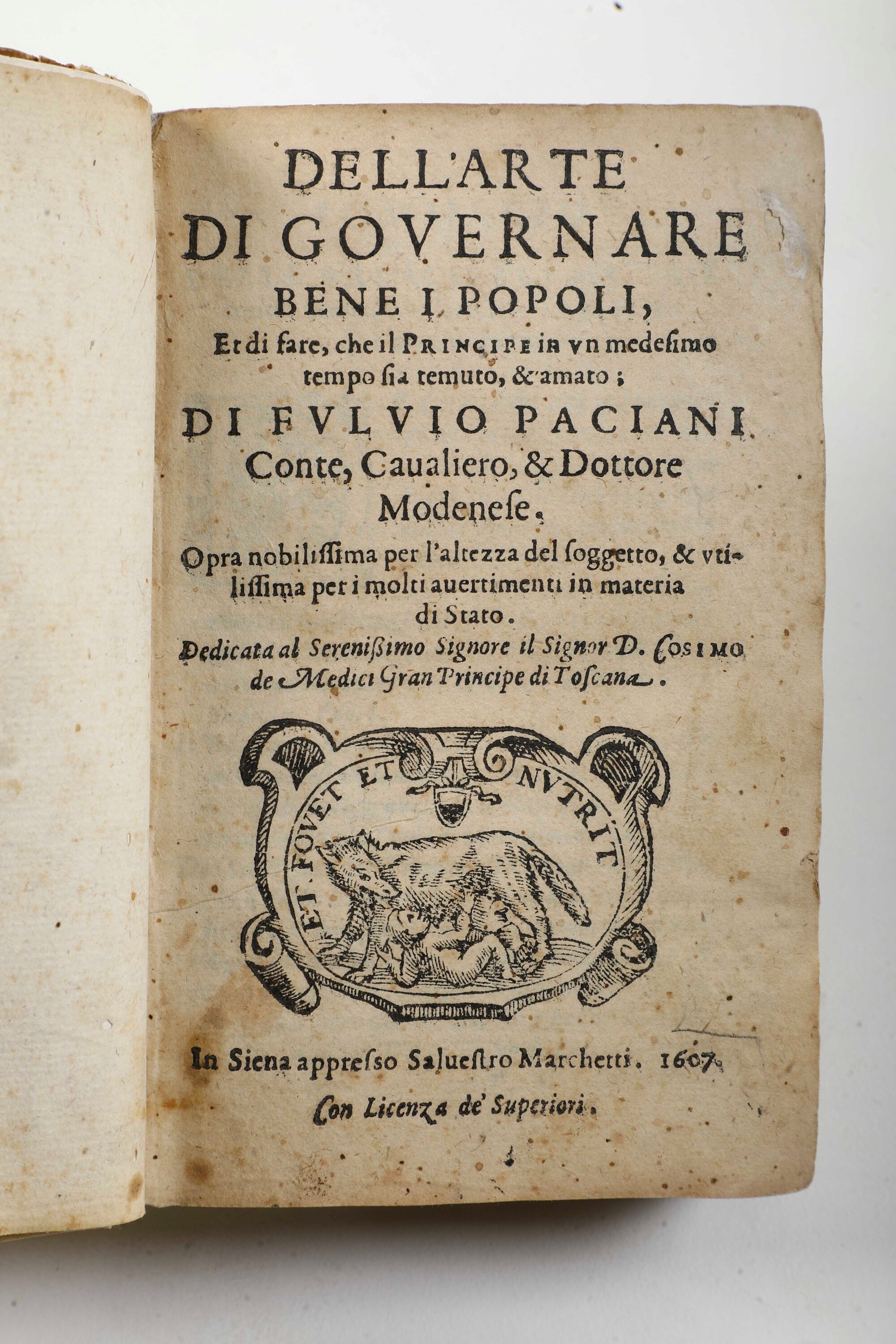 Sansovino Francesco (1521-1583) del Governo Et Amministratioone di Diversi Regni Et Reppubblicae....