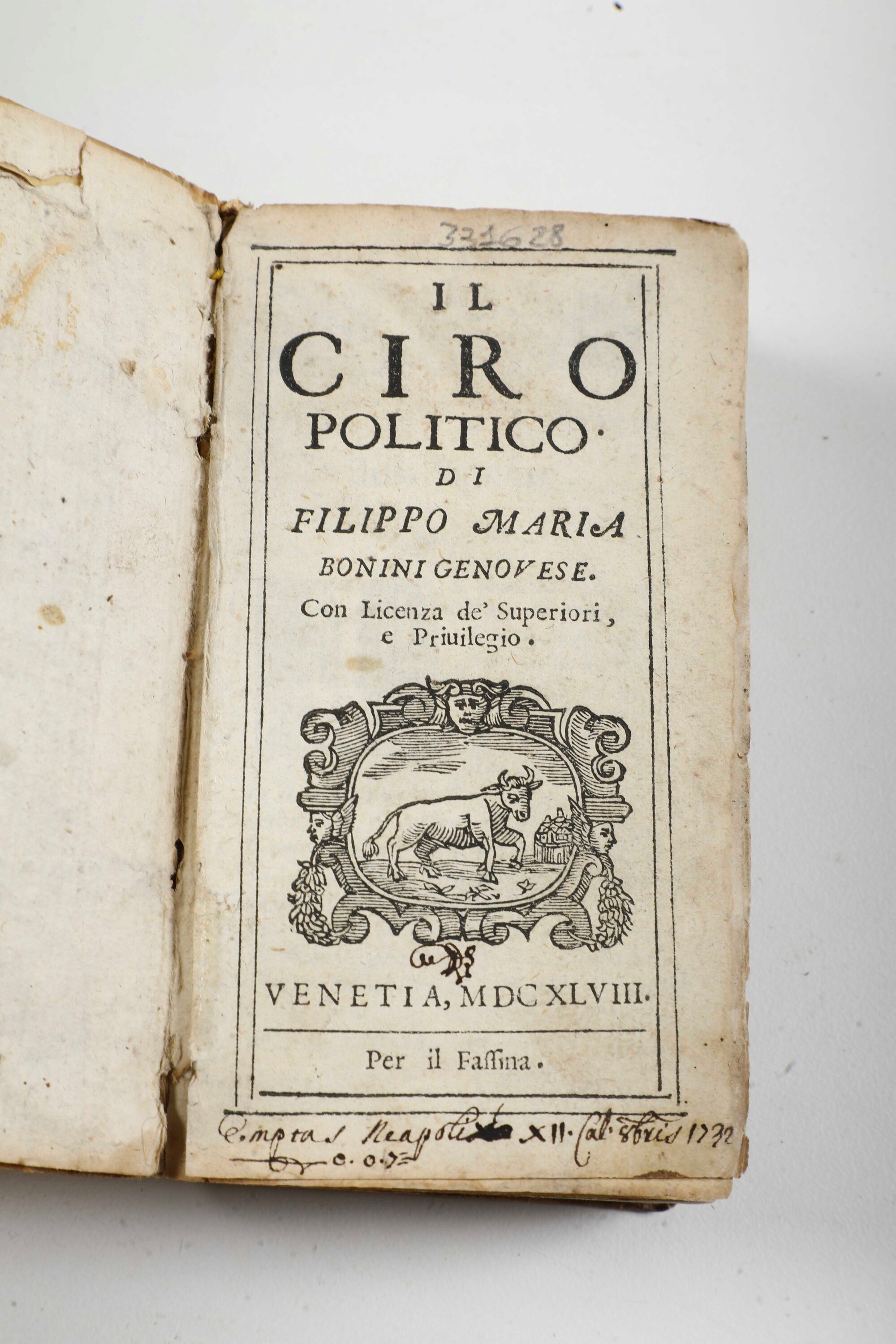 Sansovino Francesco (1521-1583) del Governo Et Amministratioone di Diversi Regni Et Reppubblicae....