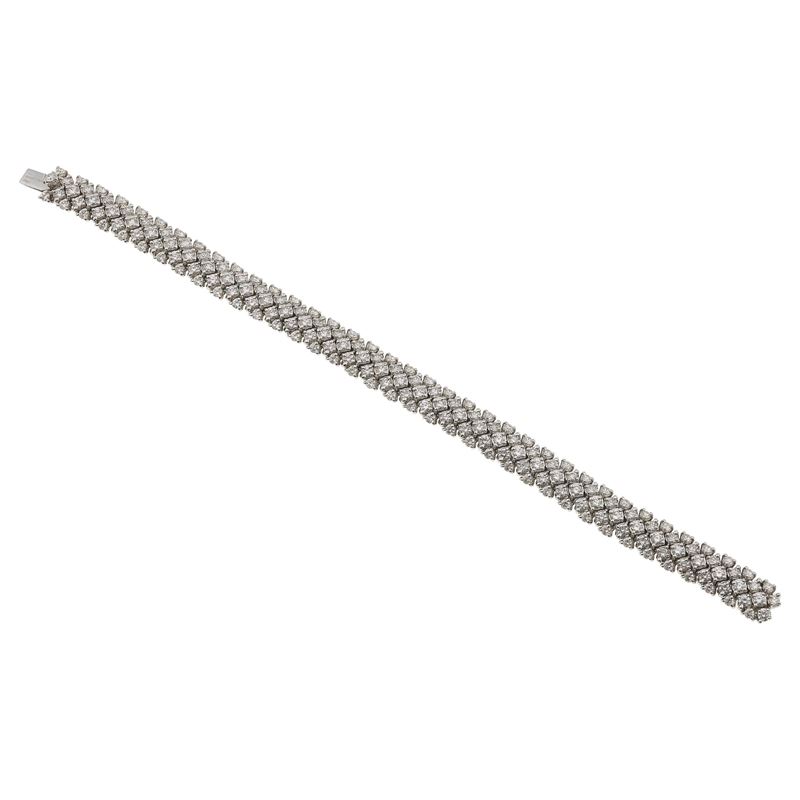 Diamond and gold bracelet  - Auction Fine Jewellery - Cambi Casa d'Aste