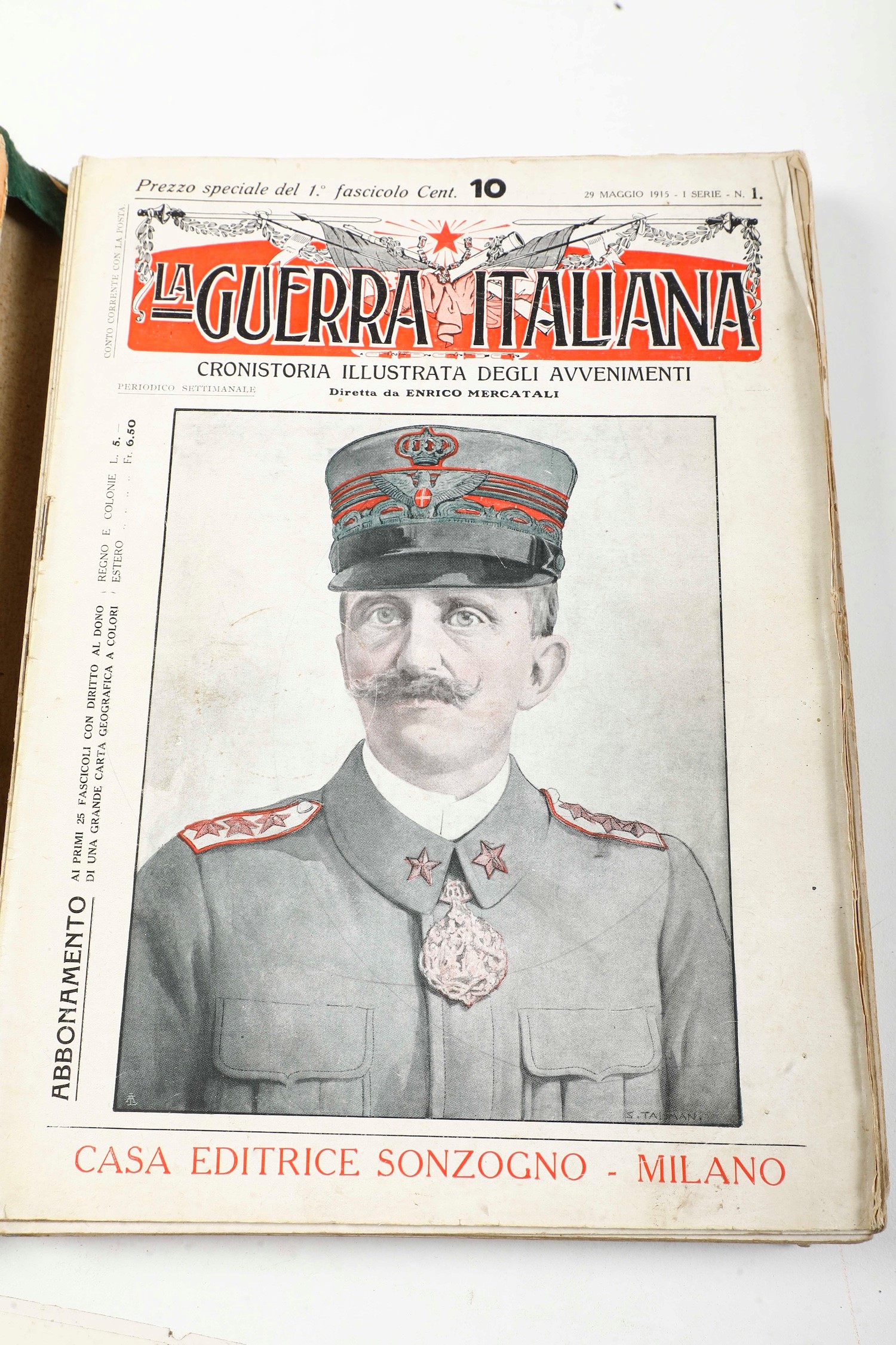 La Guerra Italiana, Cronistoria Illustrata degli Avvenimentimilano, Sonzogno, Alcune Edizioni dal...