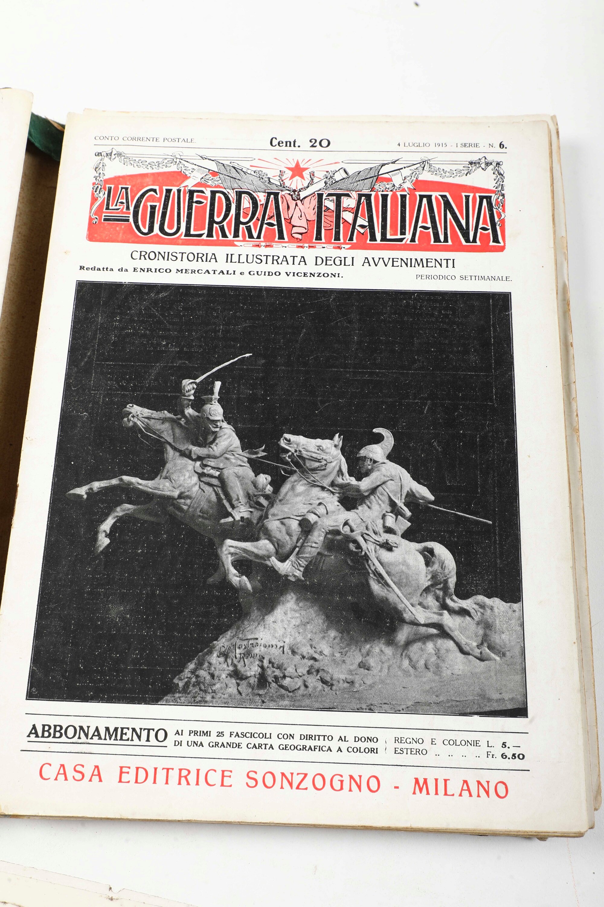 La Guerra Italiana, Cronistoria Illustrata degli Avvenimentimilano, Sonzogno, Alcune Edizioni dal...