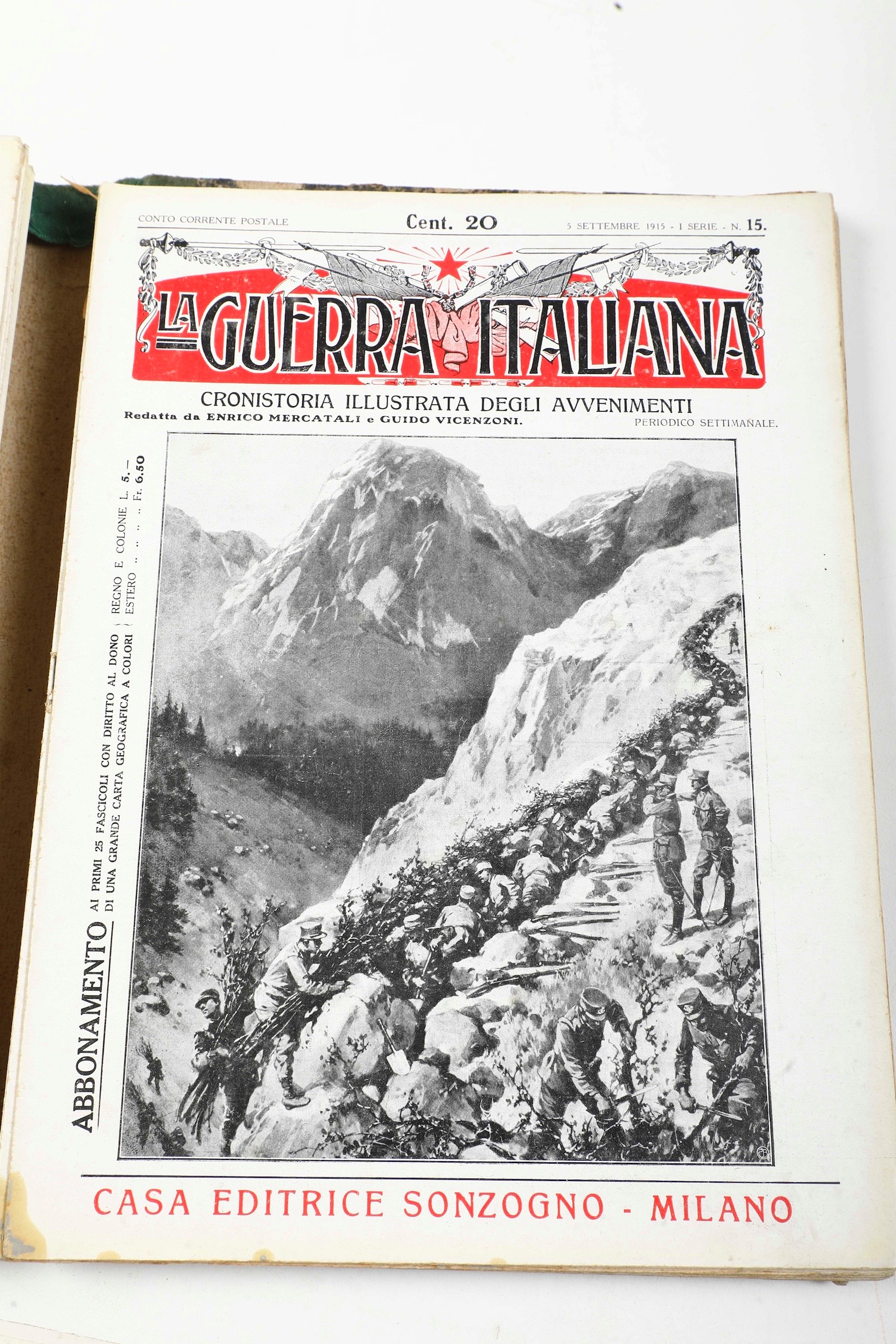 La Guerra Italiana, Cronistoria Illustrata degli Avvenimentimilano, Sonzogno, Alcune Edizioni dal...
