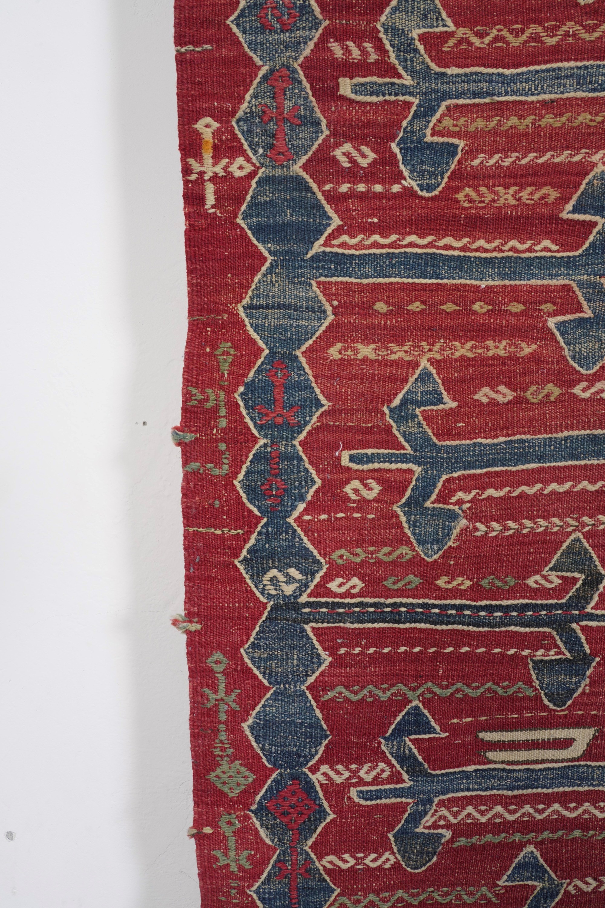 Kilim Caucasico, seconda metà del XIX secolo, cm 200 x 340