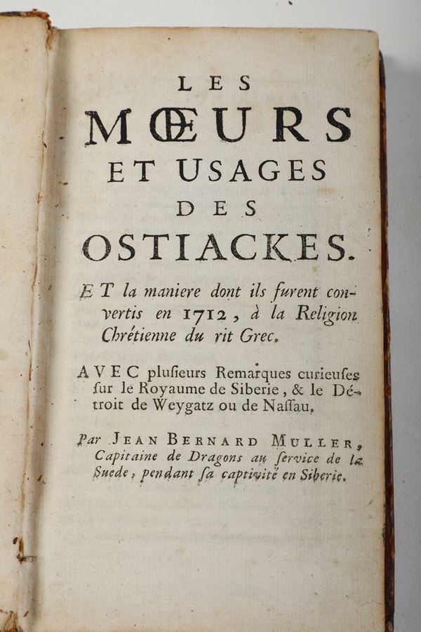 Weber Friedrich Christian Nouveaux mémoires sur l'état present de la Grande Russie ou Moscovie‎... par un allemand resident eu cette cour... senza luogo nè data, ma prima metà secolo XVIII