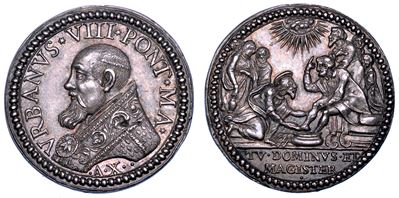 Stato Pontificio. Urbano VIII (maffeo Barberini di Firenze), 1623-1644. Medaglia in Argento A. X....