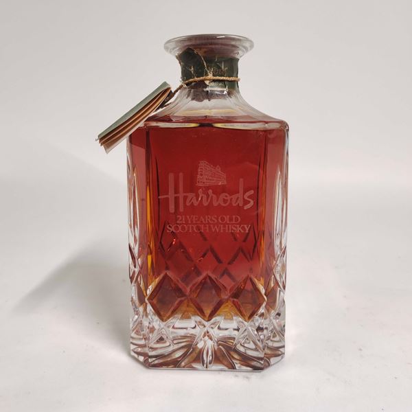 Harrods 21 Years Old Crystal, Scotch Whisky