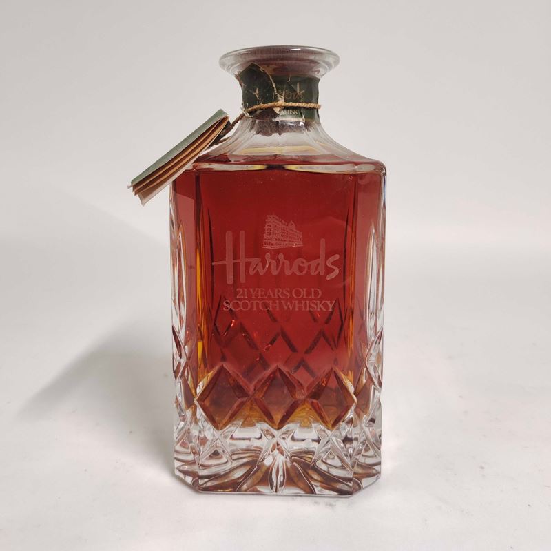 Harrods 21 Years Old Crystal, Scotch Whisky  - Auction Spring Wines and Spirits - Cambi Casa d'Aste