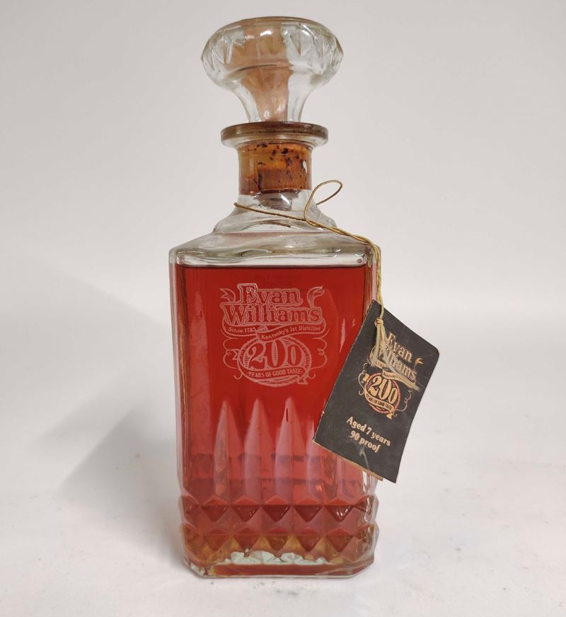 Evan Williams 200 Anniversary 7 Years Old, Bourbon Whiskey  - Auction Spring Wines and Spirits - Cambi Casa d'Aste