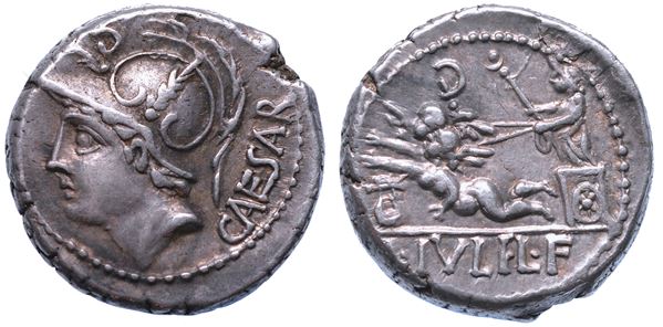 JULIA. L. Iulius Caesar. Denario, 103 a.C.