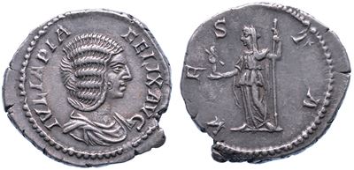 Giulia Domna (moglie di Settimio Severo), 193-217. Denario, Anni 211-215.