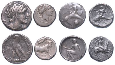 Area Greca. Lotto di Quattro Monete.