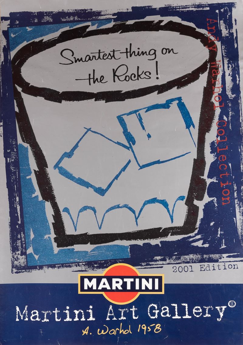 Andy Warhol : Martini Art Gallery  - Asta Manifesti e Collectible - Cambi Casa d'Aste