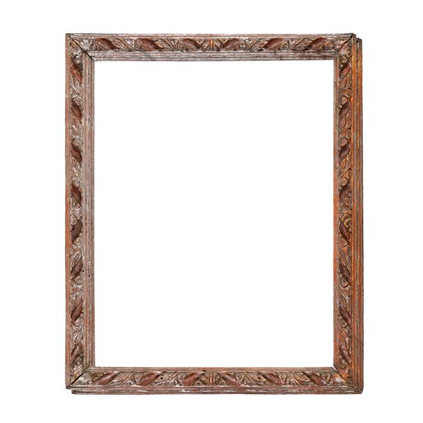 Cornice in legno intagliato. Lombardia o Veneto, XVIII secolo