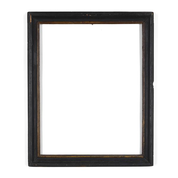 Cornice in legno ebanizzato. Roma XVII-XVIII secolo