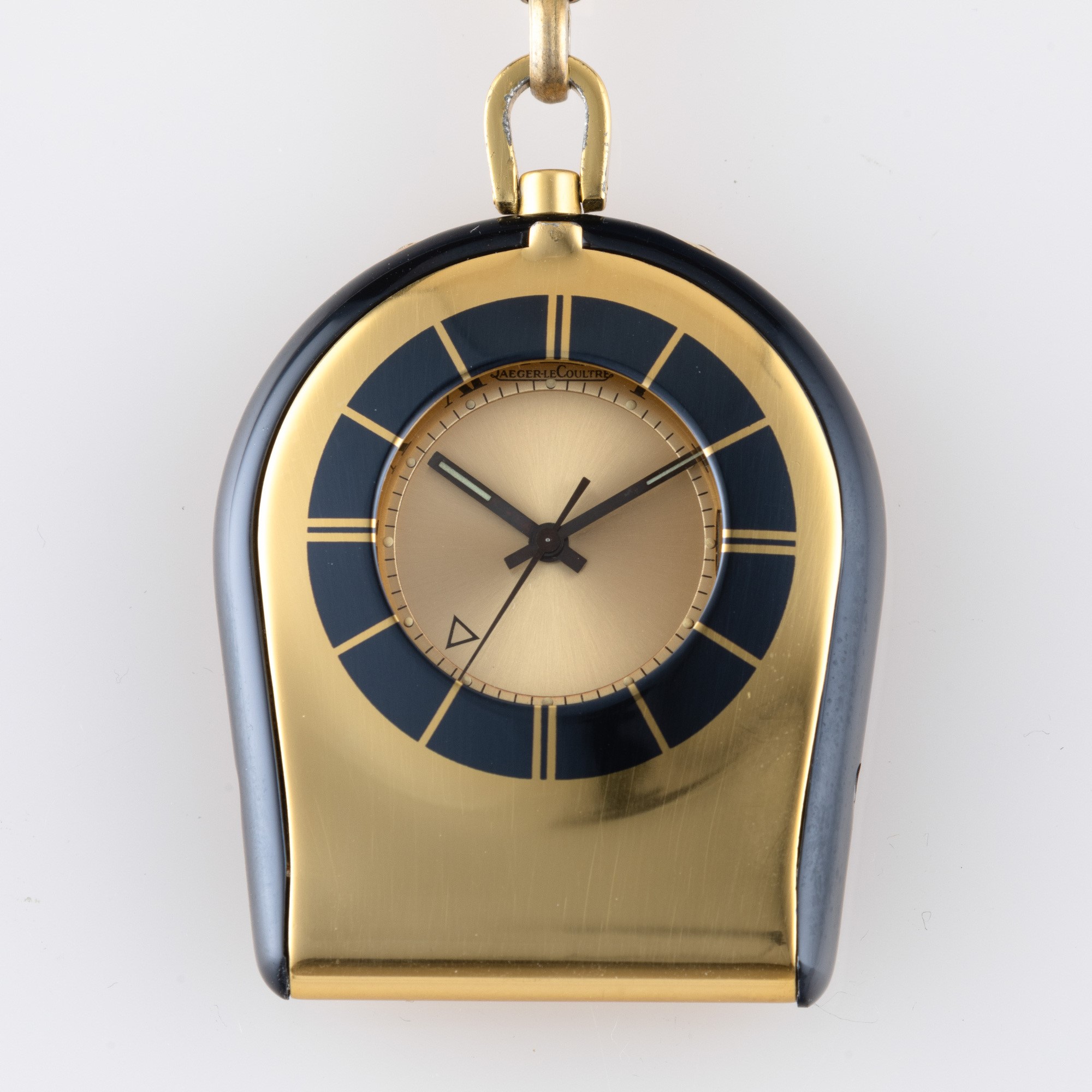 Jaeger-lecoultre - Memovox Ref. 11074-71 in laminato oro con quadrante champagne soleil, carica m...