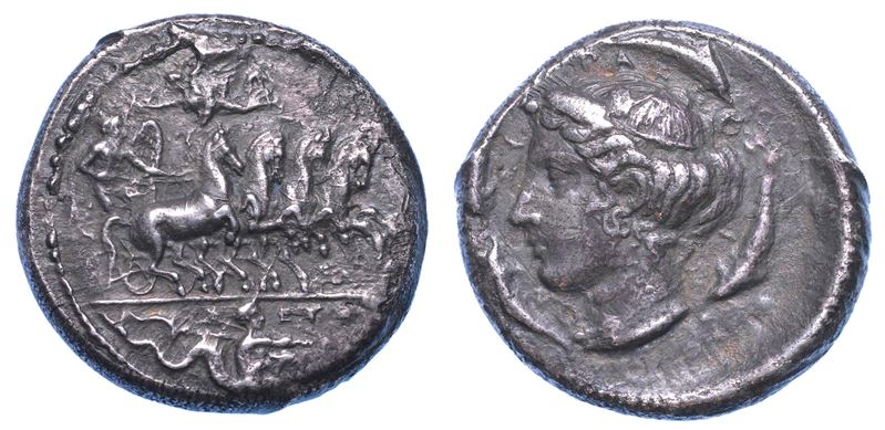 SICILIA - SIRACUSA. SECONDA DEMOCRAZIA, 466-405 A.C. Tetradracma.  - Asta Numismatica - I - Cambi Casa d'Aste