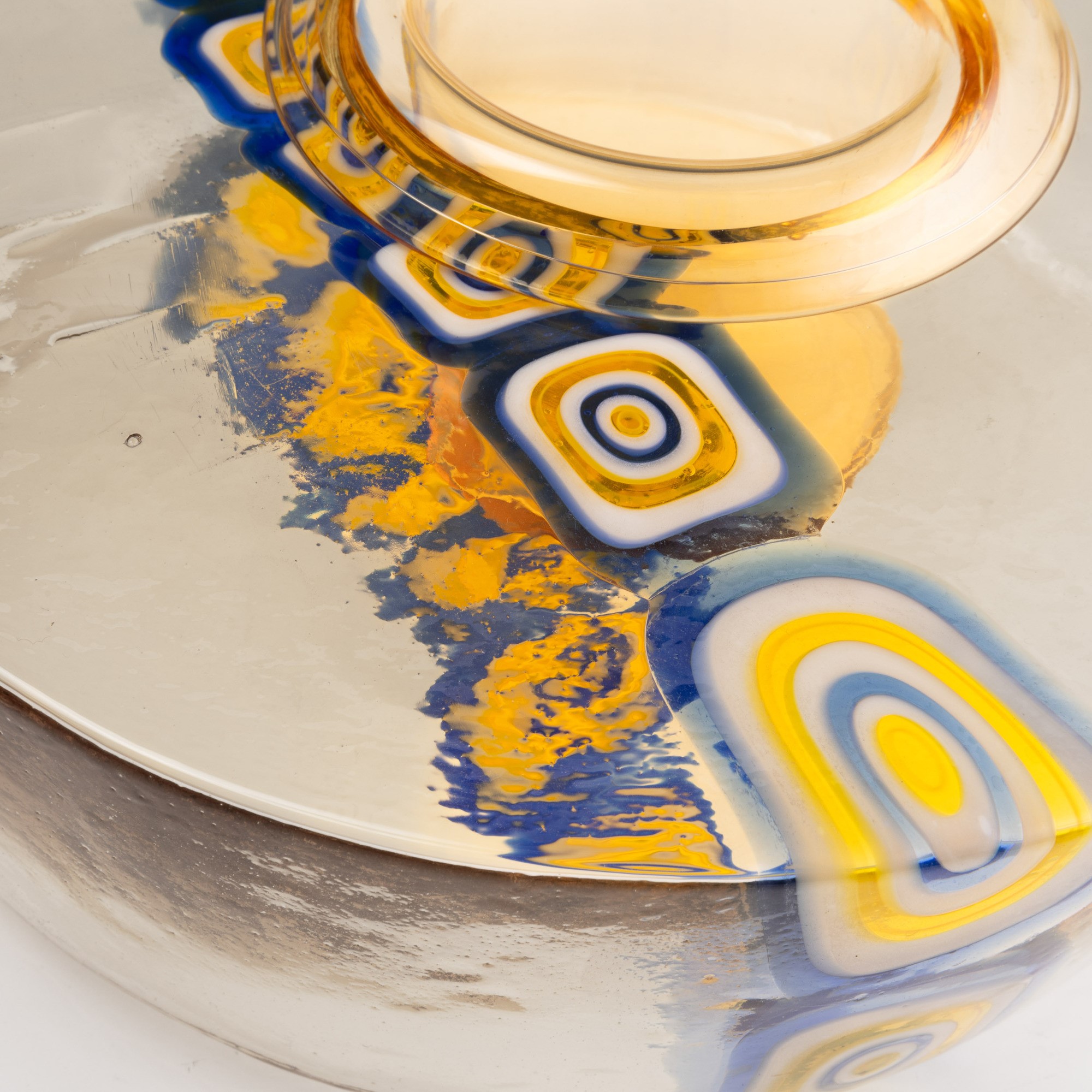 Gianmaria Potenza - La Murrina, centrotavola in vetro soffiato a stampo (Murano, ca. 1960)