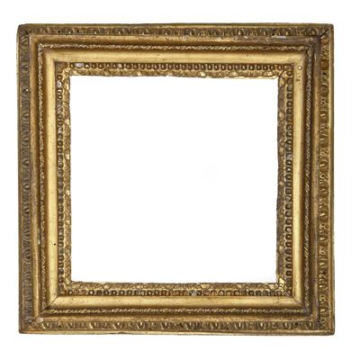 Cornice in Legno Dorato a Tre Ordini di Intaglio, Roma XVIII Secolo