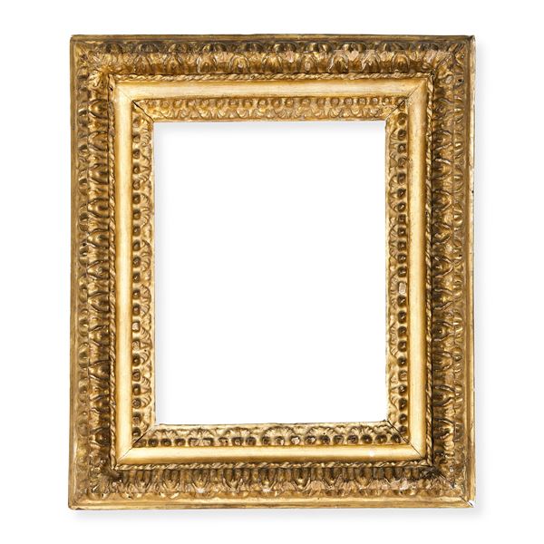 Cornice dorata a tre ordini di intaglio, Roma XVIII secolo