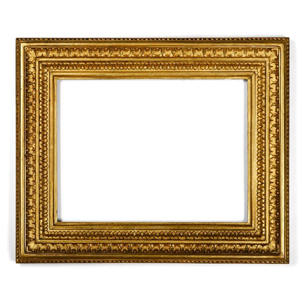 Cornice in legno dorato. XIX-XX secolo