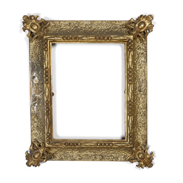 Cornice a mecca intagliata, Italia centrale, XVIII secolo