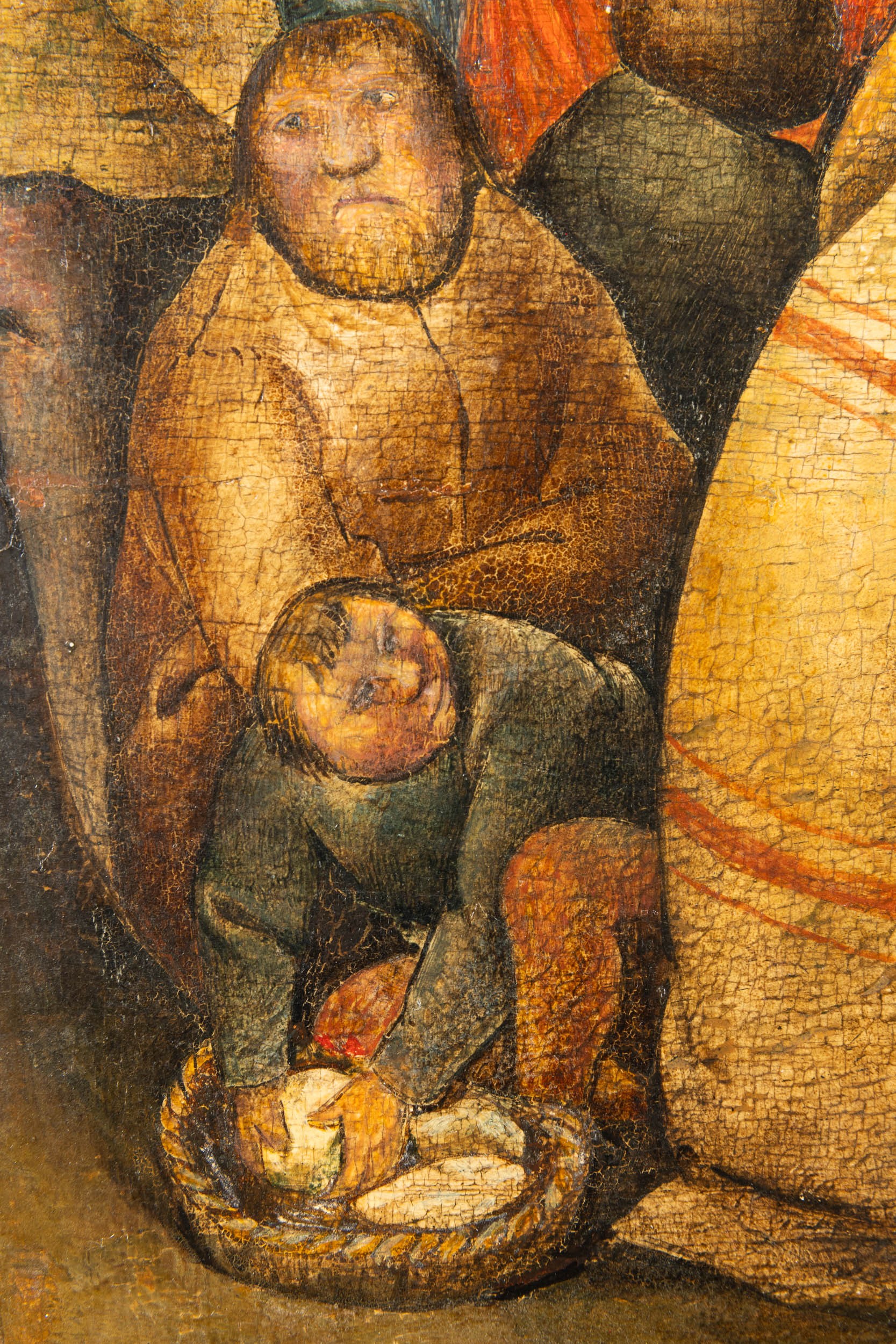 Jan Brueghel il Vecchio - La predica del Battista, olio su tavola