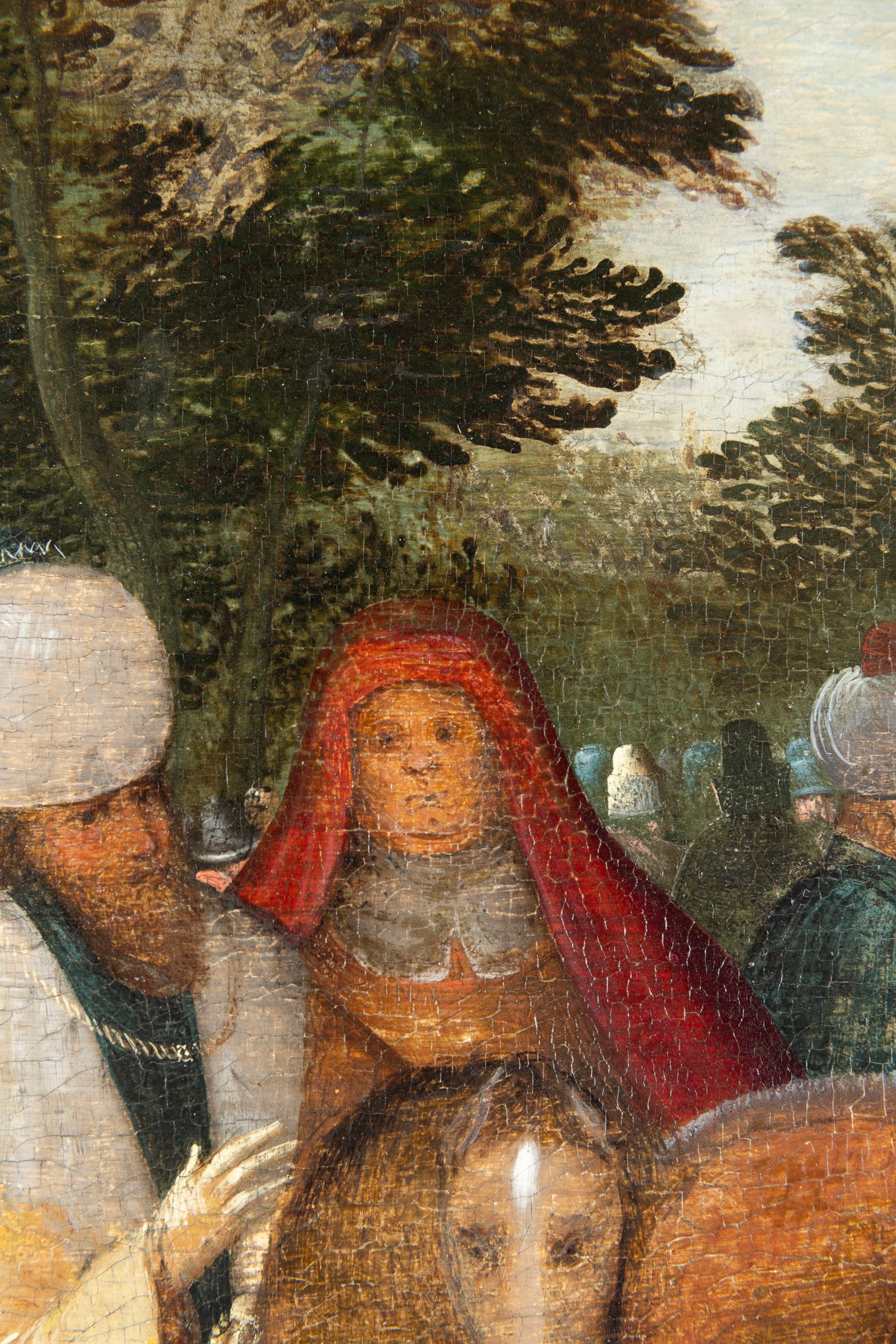 Jan Brueghel il Vecchio - La predica del Battista, olio su tavola