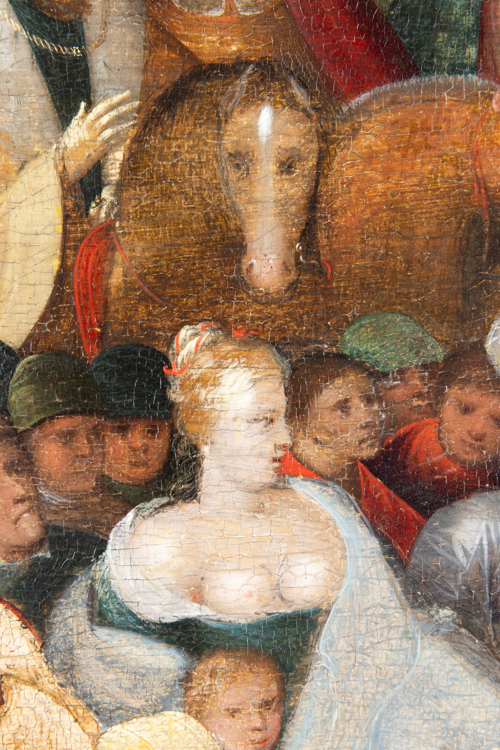 Jan Brueghel il Vecchio - La predica del Battista, olio su tavola