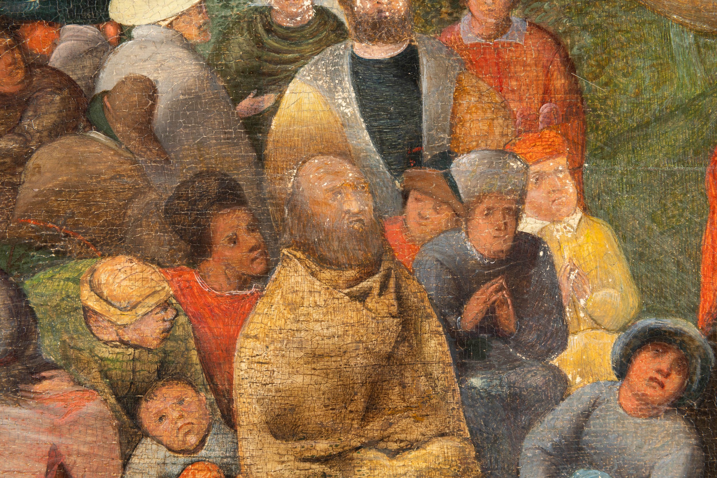 Jan Brueghel il Vecchio - La predica del Battista, olio su tavola
