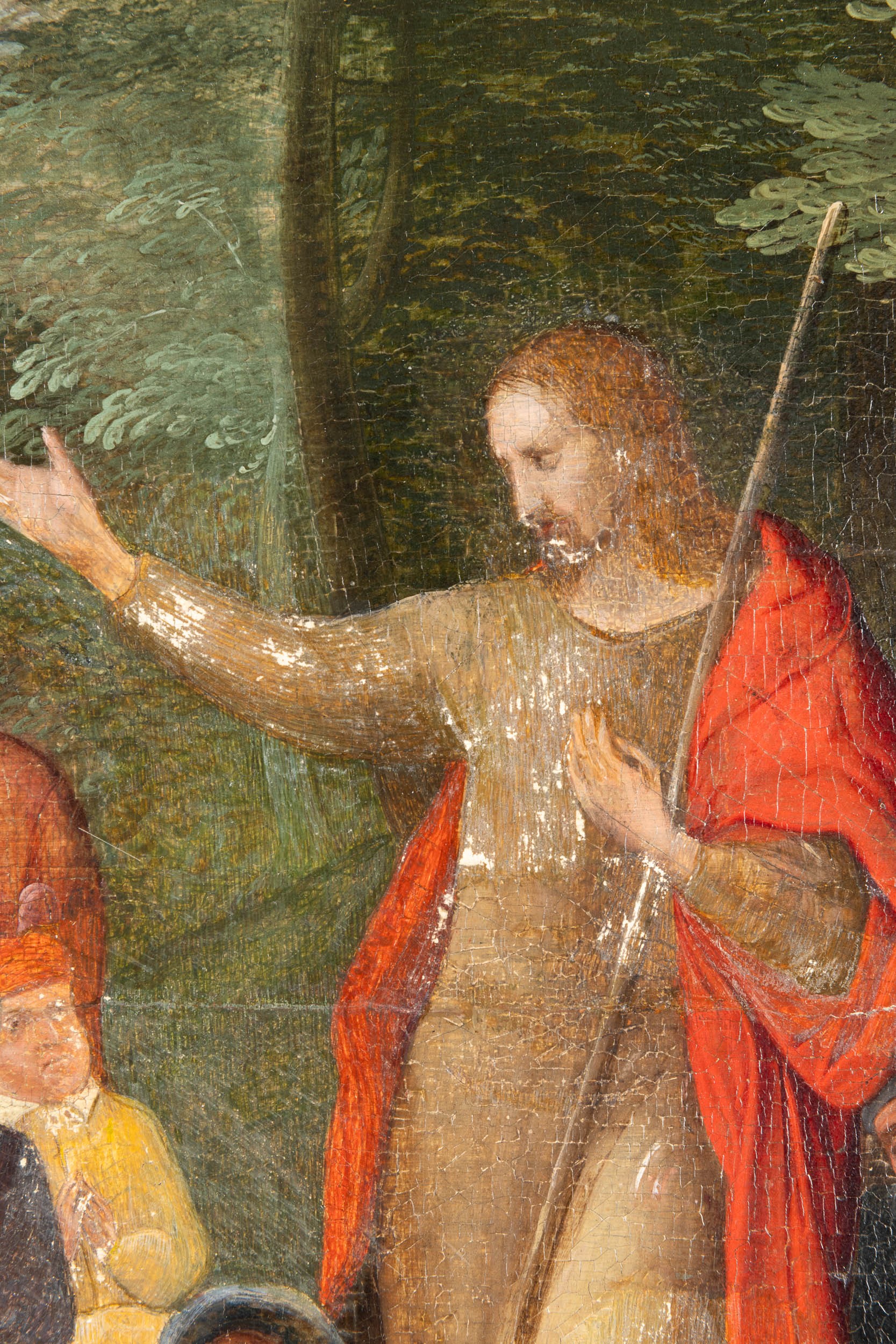 Jan Brueghel il Vecchio - La predica del Battista, olio su tavola