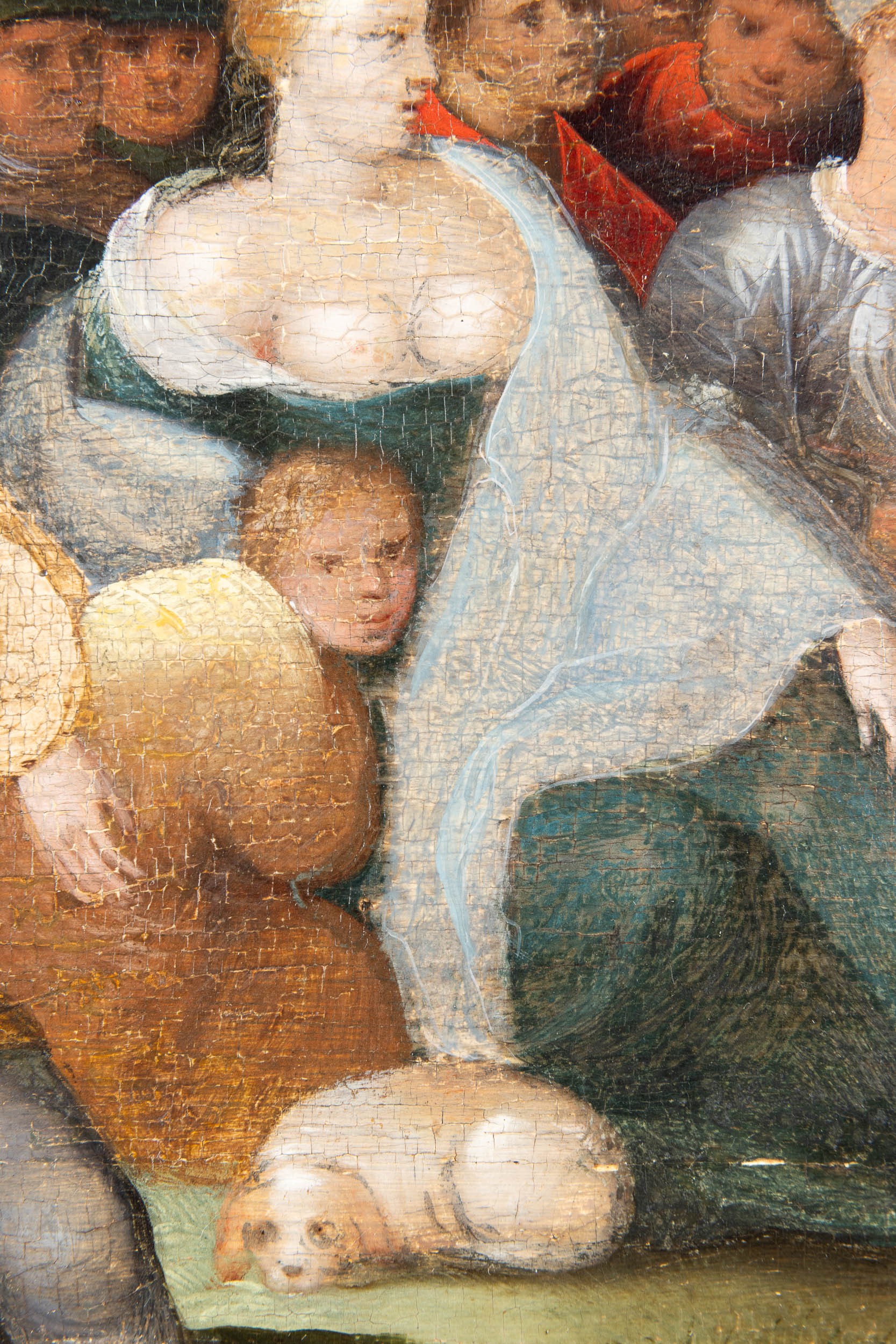 Jan Brueghel il Vecchio - La predica del Battista, olio su tavola