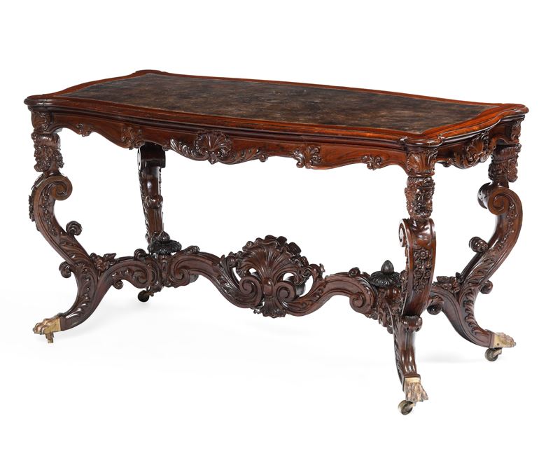 Scrivania. Piemonte, probabilmente Torino, metà XIX secolo  - Auction Italian Residences - Cambi Casa d'Aste