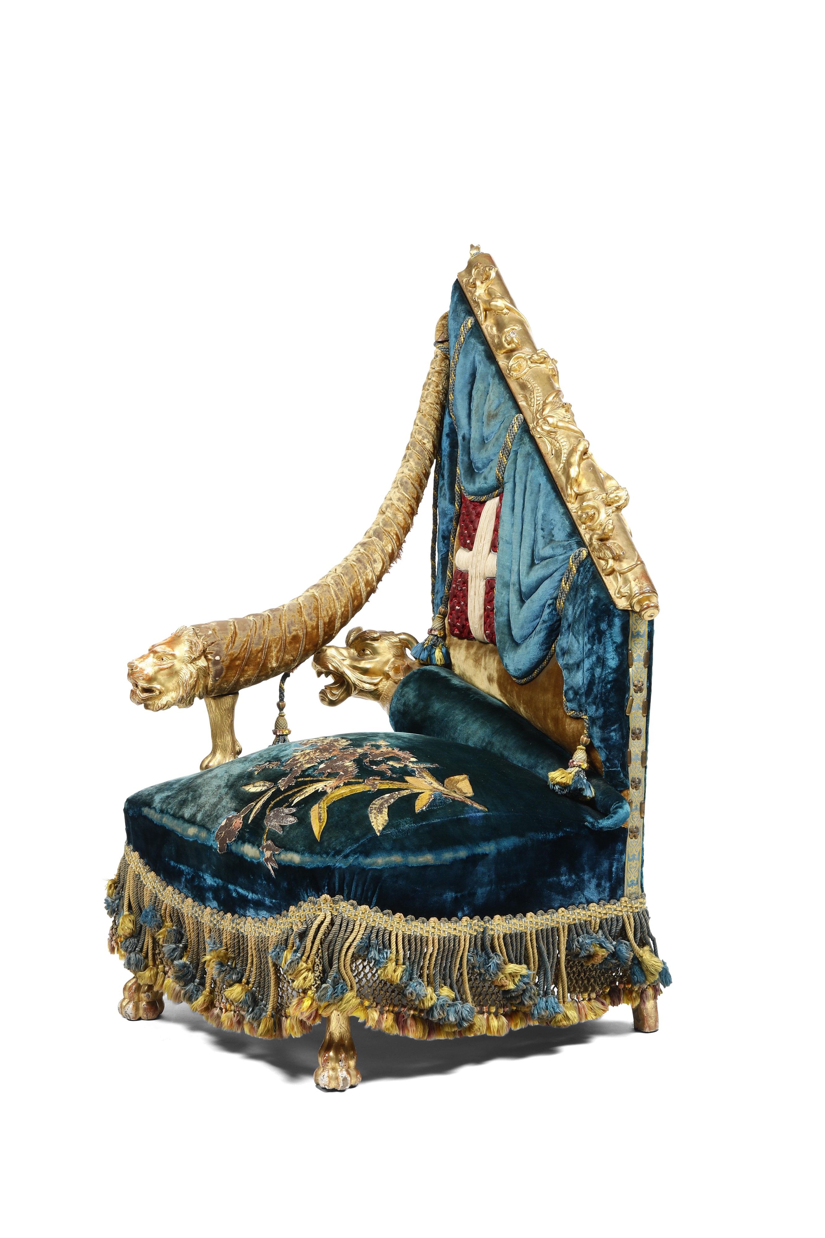 Poltrona da Parata. Roma, 1870 Ca.