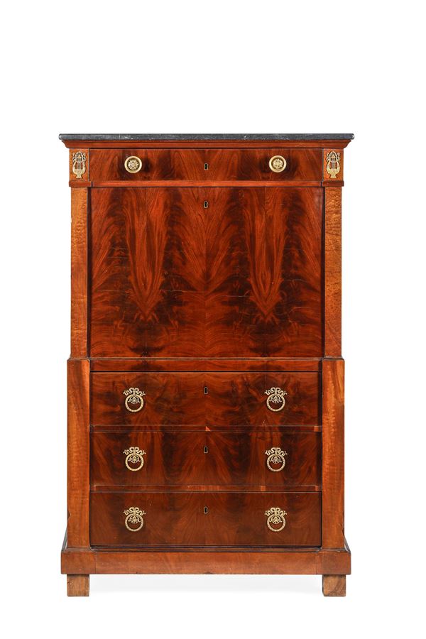 Secretaire Impero. Francia, XIX secolo