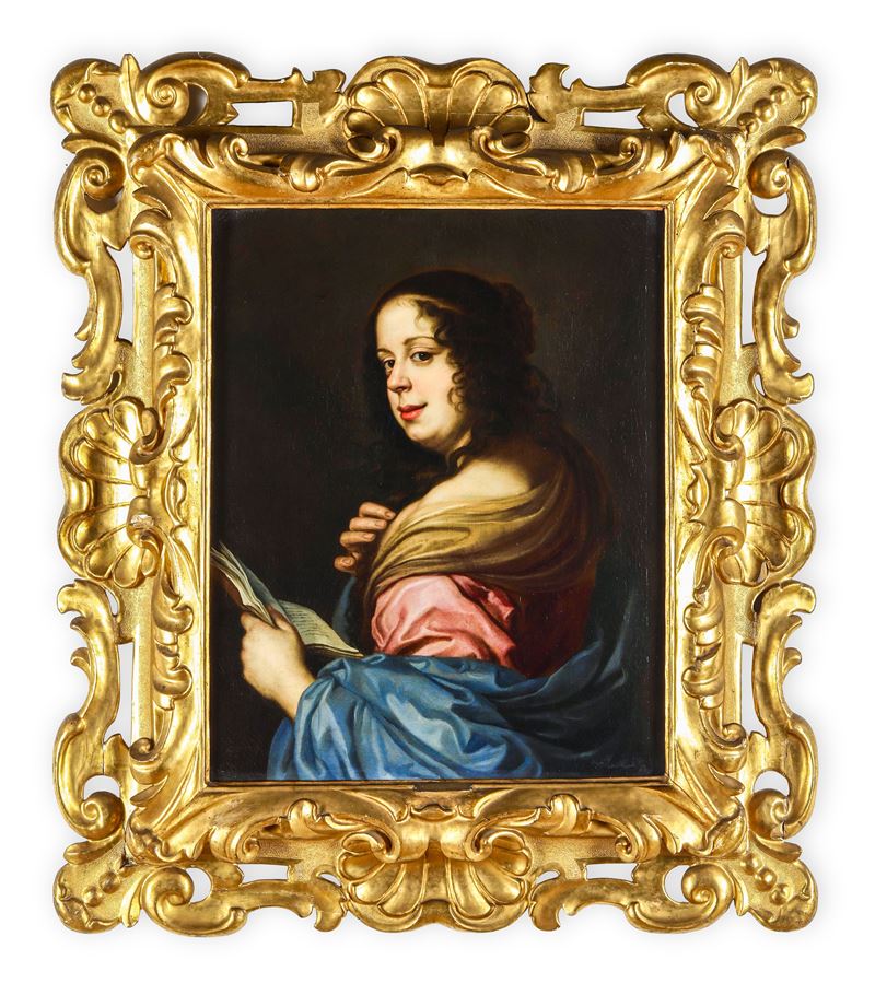 Justus Sustermans : Ritratto di Vittoria della Rovere in veste di Santa  - olio su tela - Asta Fine Art Selection - Cambi Casa d'Aste