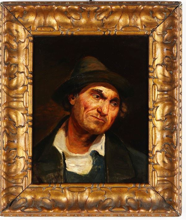 Anonimo del XIX secolo Ritratto Bretone