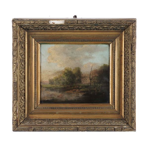 Scuola inglese del XIX secolo Paesaggio