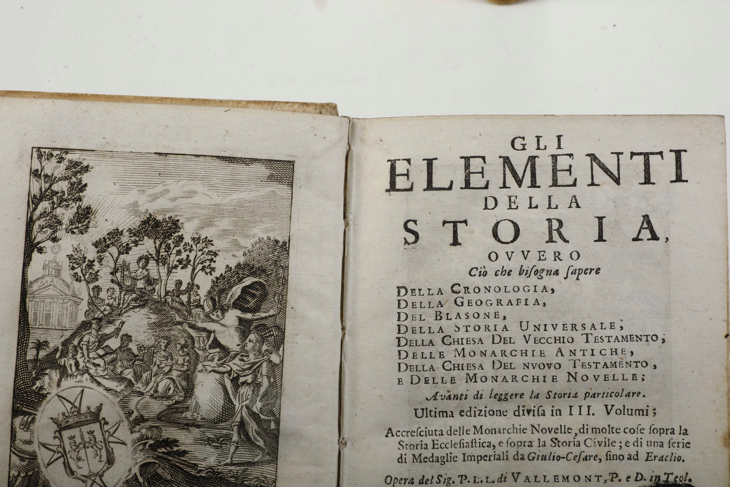 Autori vari, Gli elementi della storia, in Venezia, Girolamo Albrizzi, 1714